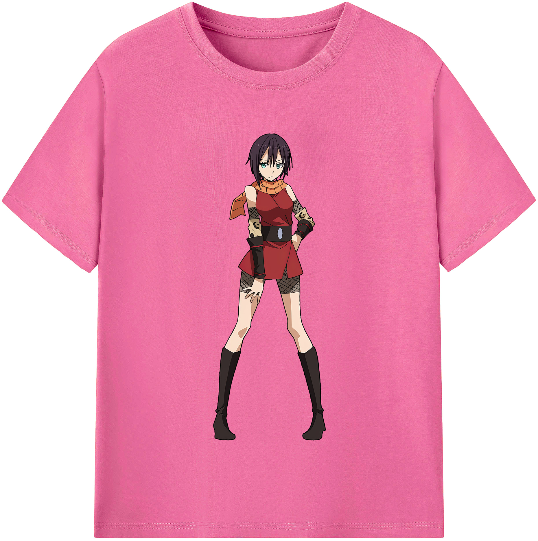 （画像用） 転スラ Regarding Reincarnated to Slime レディースカジュアルプリントTシャツ（綿100％）